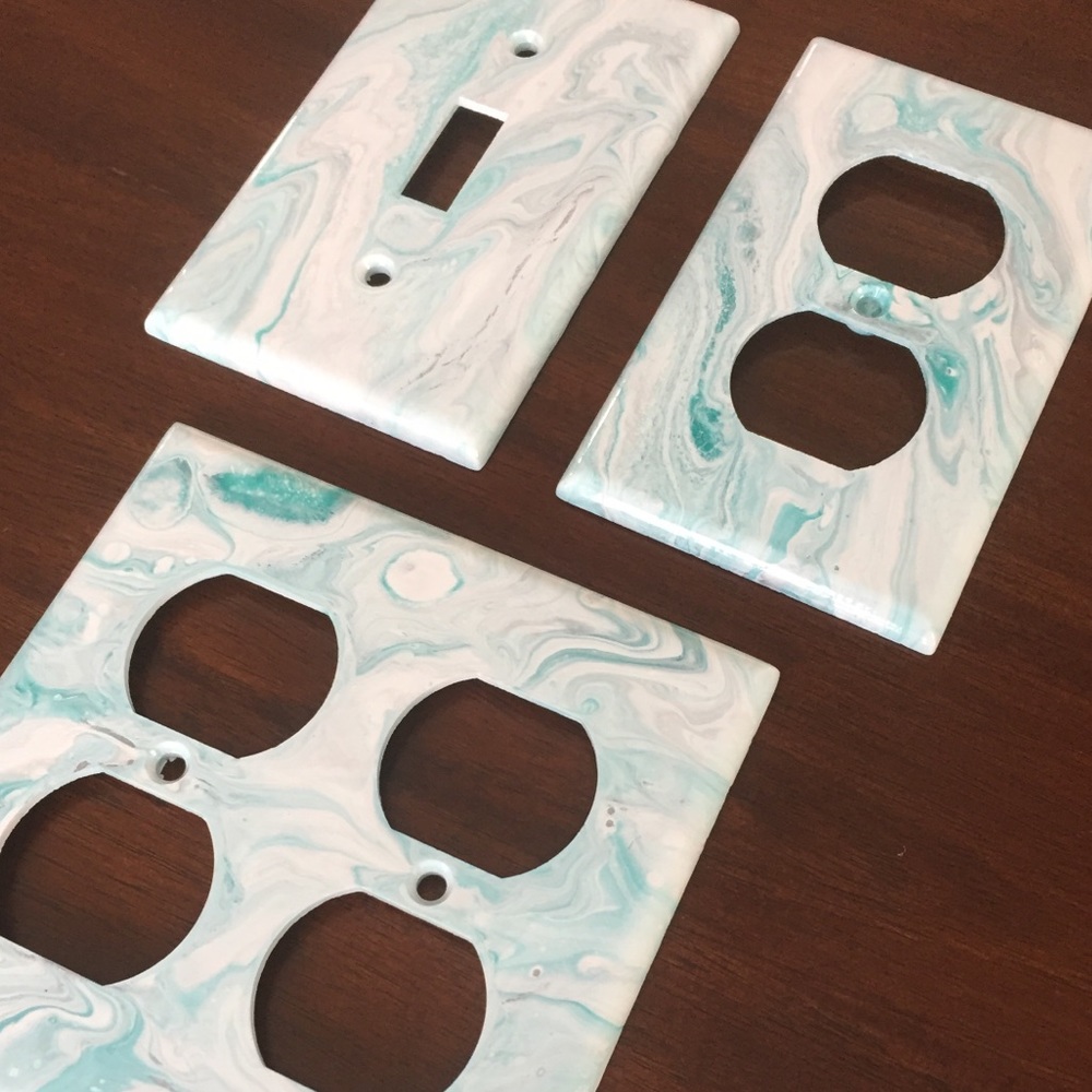 ✨Set of 3 Light & Outlet Covers Hans Painted Decor